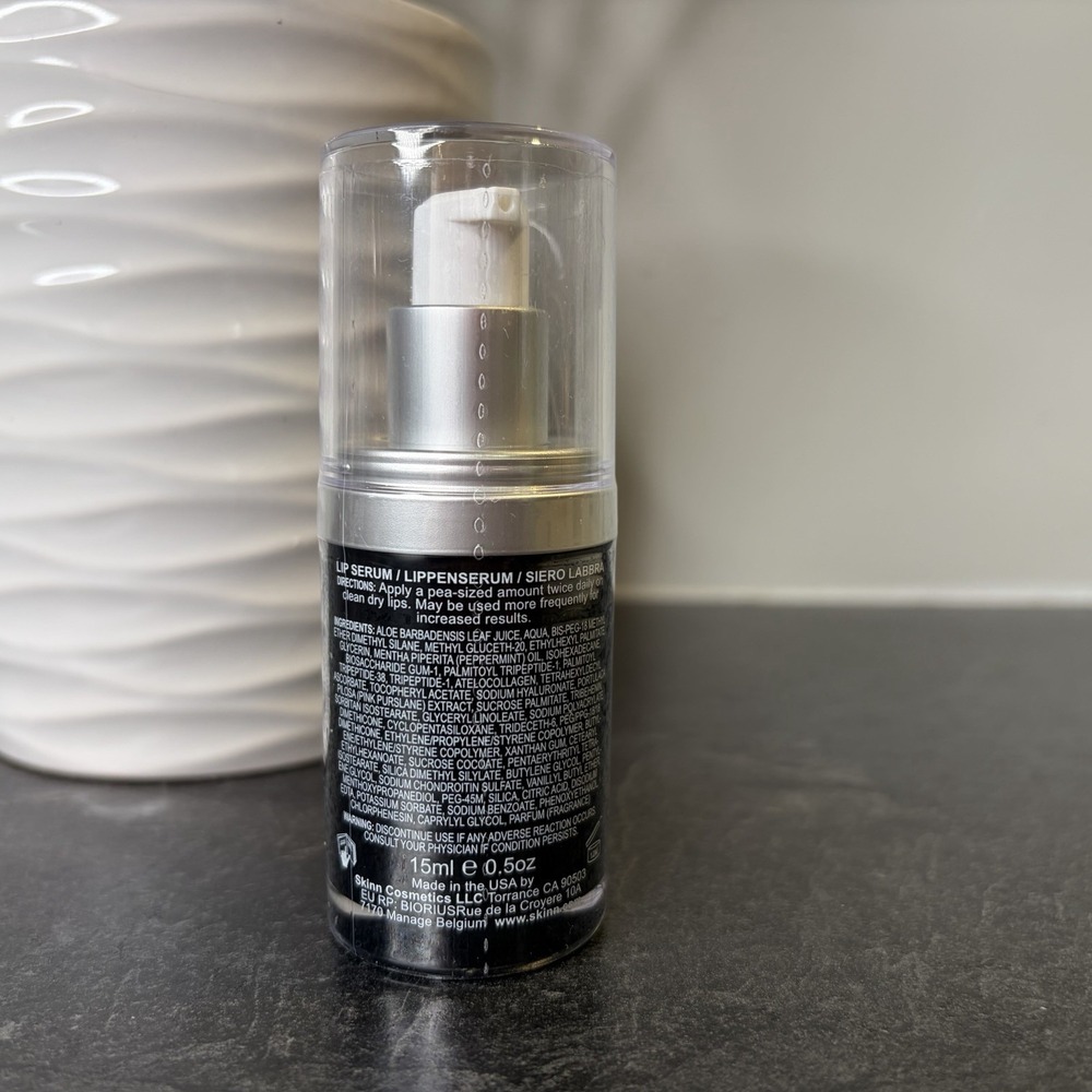 Skinn Dimitri James Lip 6x Pro Lip Smoothing Serum .5 oz SEALED - Picture 2 of 3